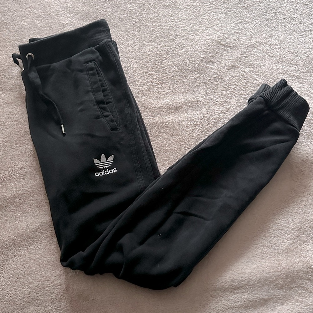 Adidas Three Stripe Sweatpants - Size Small